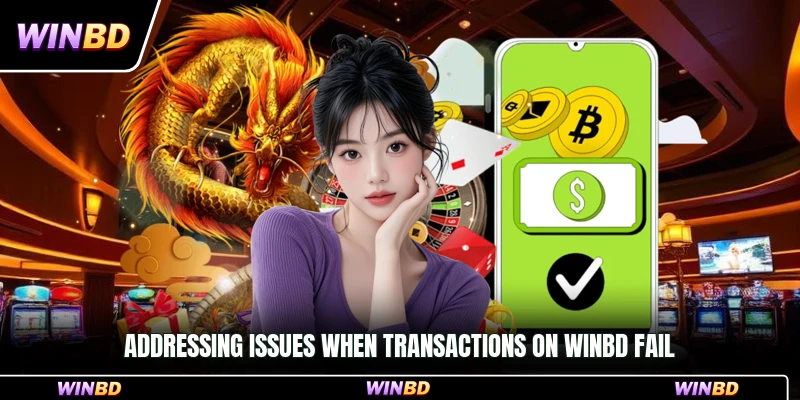 Addressing issues when transactions on WinBD fail