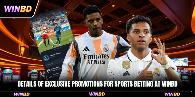 Details of exclusive promotions for sports betting at WinBD