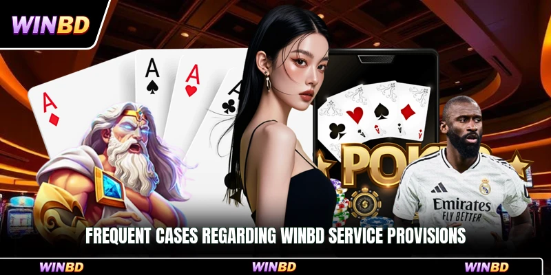 Frequent cases regarding WinBD service provisions