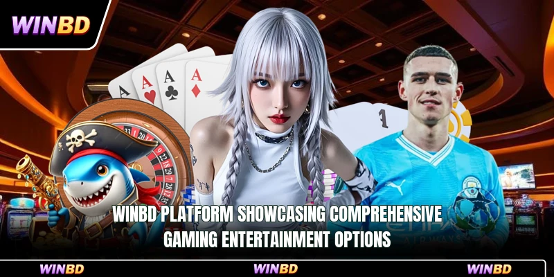 WinBD platform showcasing comprehensive gaming entertainment options